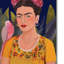 « frida a casa azul revisitated », reproduction sur toile tendue-31356032