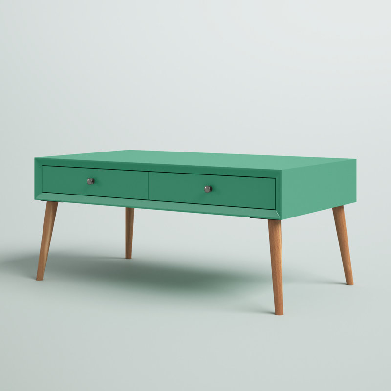 Single Coffee Table, Marine Green