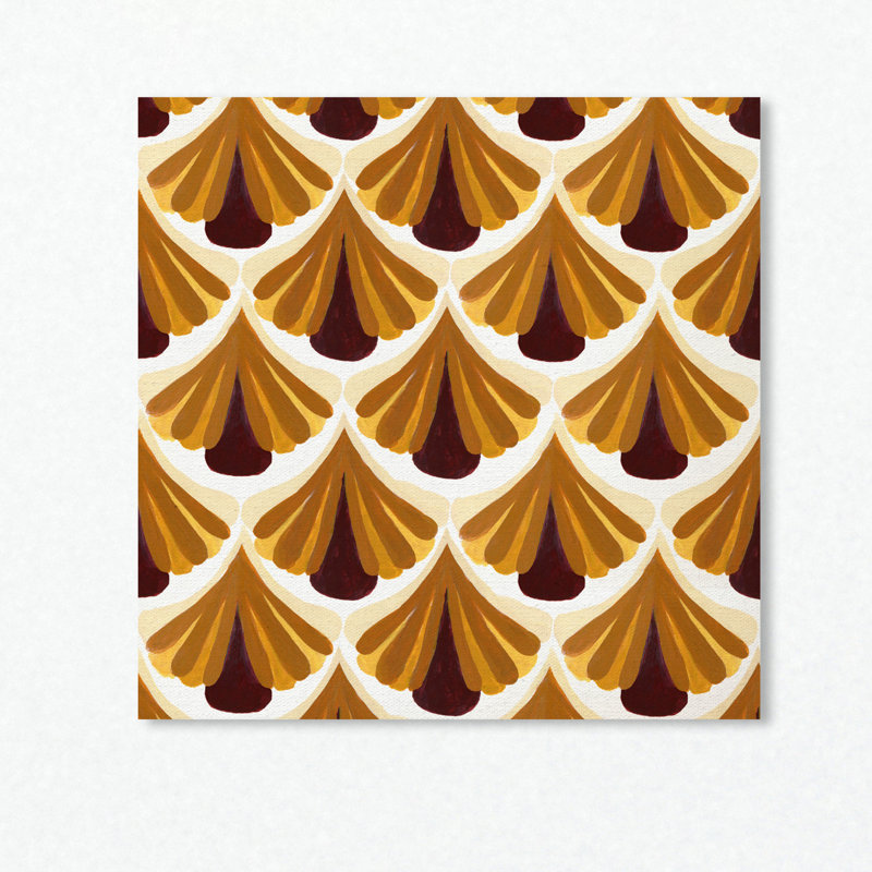 'Throwback Pattern' Graphic Art Print, Wrapped Canvas, 40" H x 40" W x 1.5" D