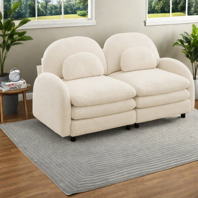 Causeuse Cloud Soft Teddy, 68,5 pouces