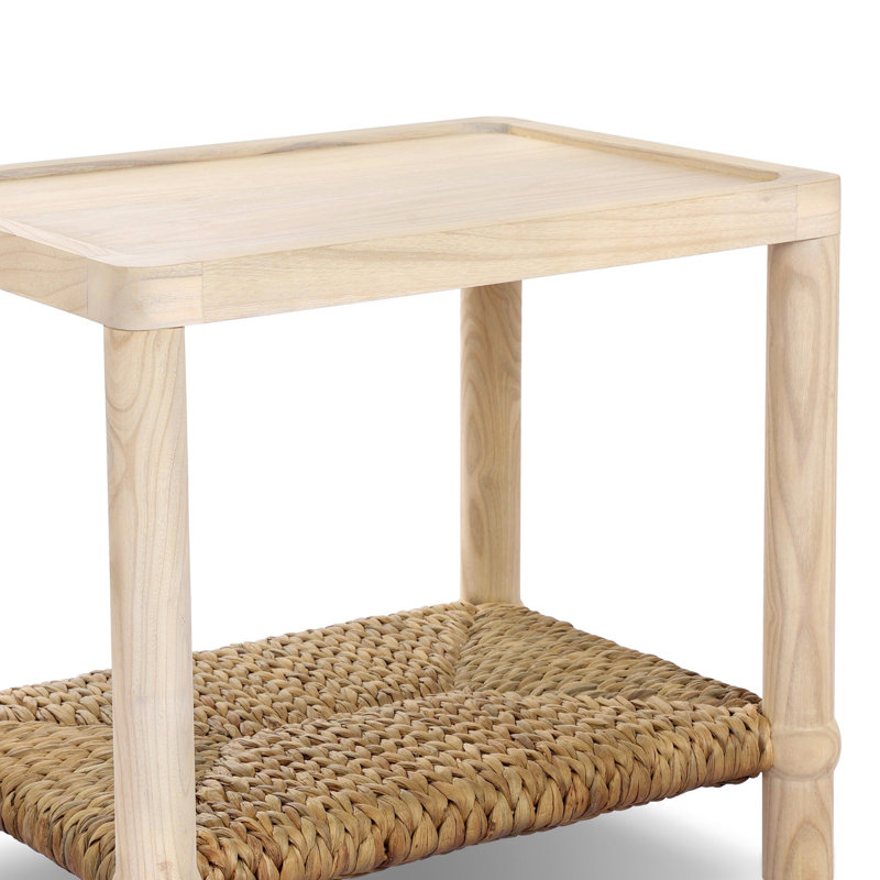 Gabriella End Table, Light Natural Sungkai