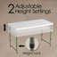 121.9cm Rectangular Adjustable Folding Table