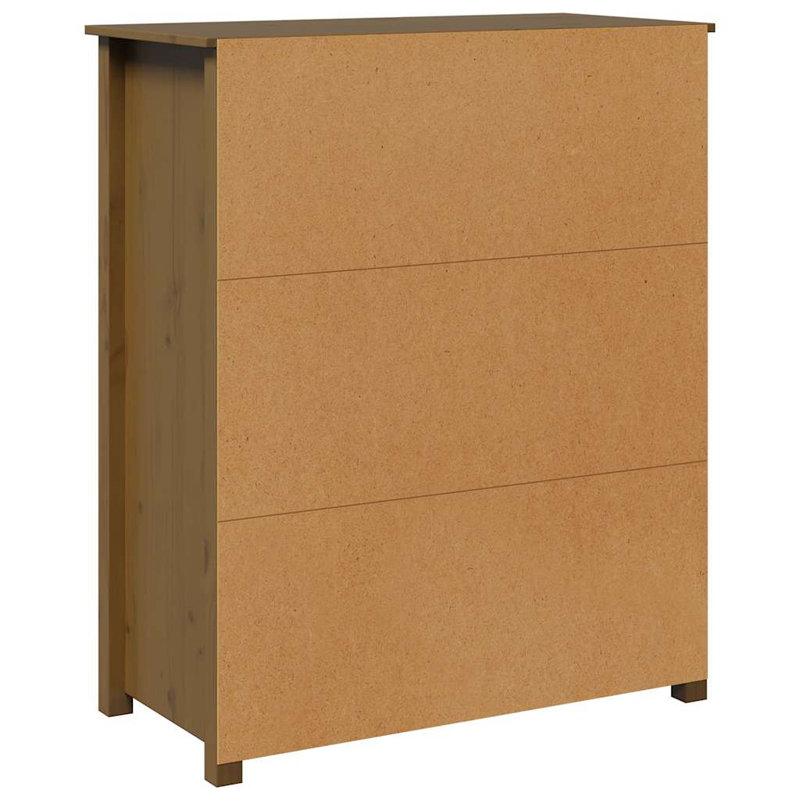 Adelynna 83cm Solid Wood Sideboard, Honey Brown
