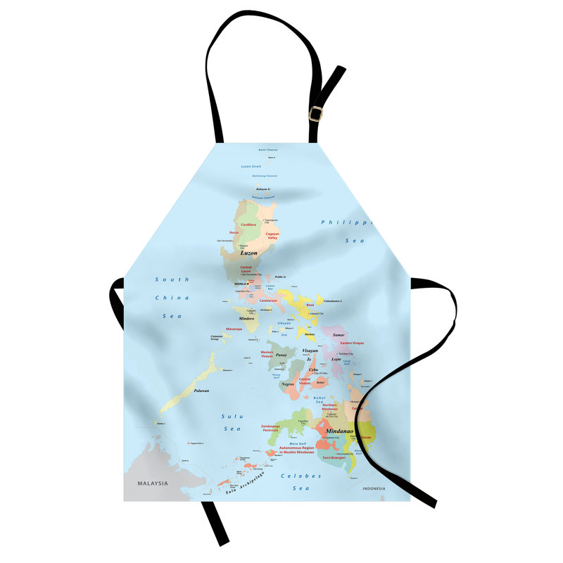 Multicolore, tablier East Urban Home Phillipine, cuisine de jardinage, taille adulte