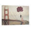 Golden Gate Bridge Girl by Ashley Davis - Wrapped Canvas Print-1857613102