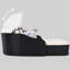 Chaise longue en osier avec auvent réglable-369318632