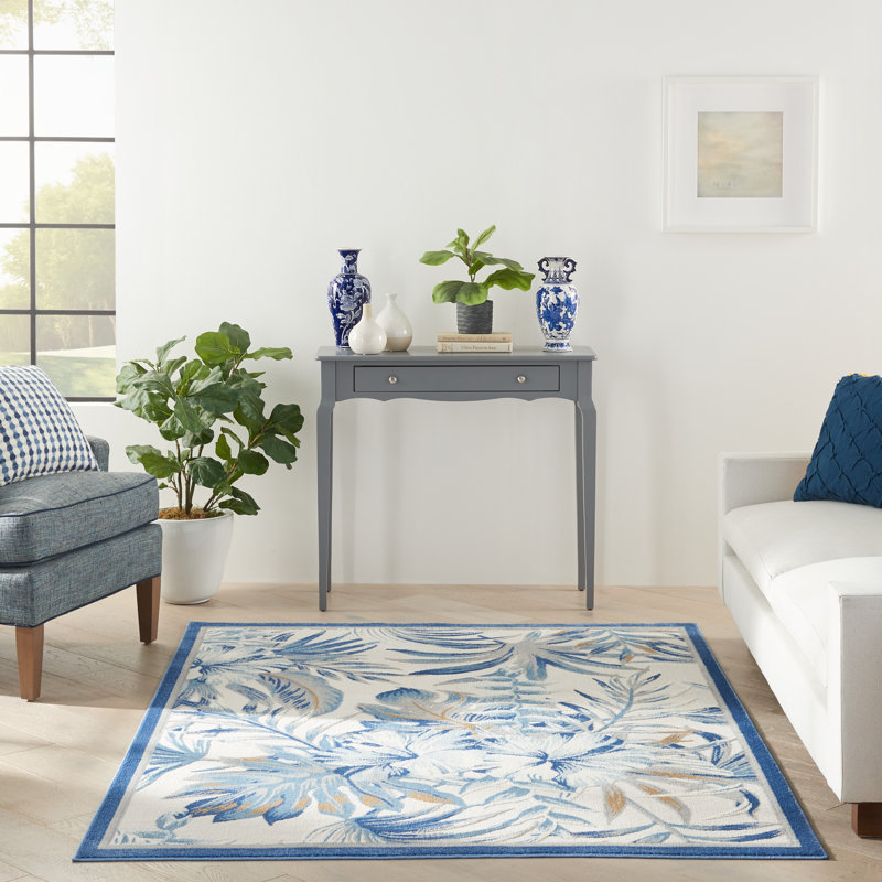 Skidmore Floral Indoor Rug, 5'3" x 7'3"
