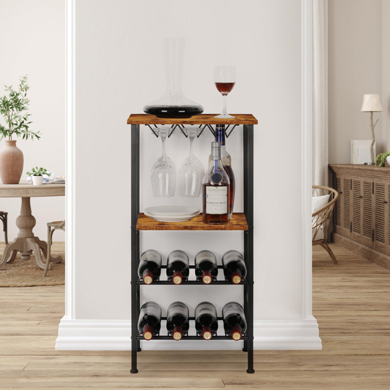 Wine Bottle Rack Brown