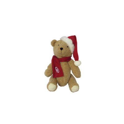 Christmas Bear Stuffed Holiday Accent