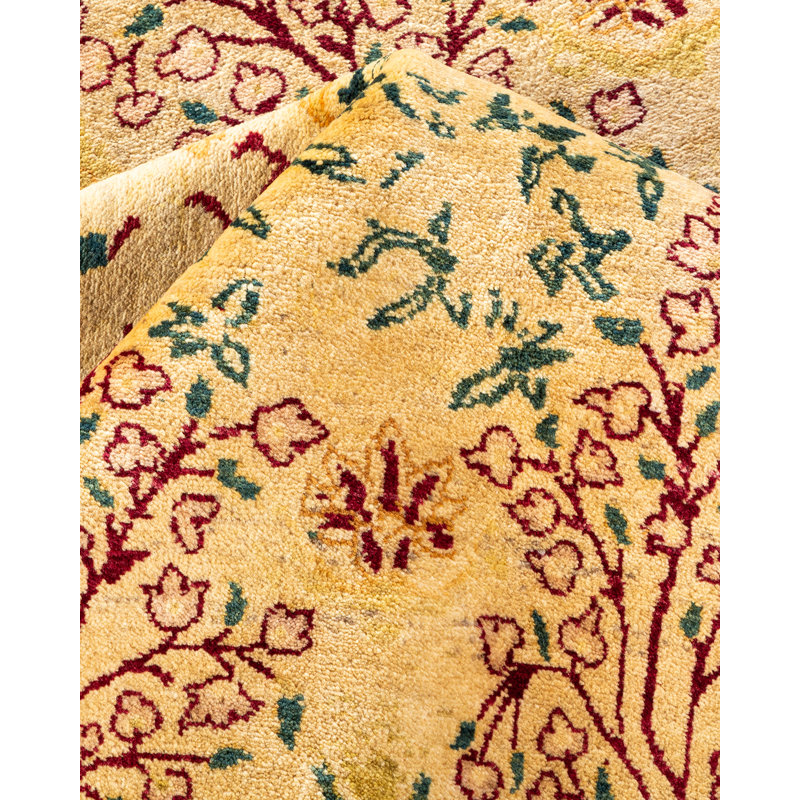 Keenan One-of-a-Kind 9' 3" X 12' 3" 2000s Wool Area Rug in Ivory