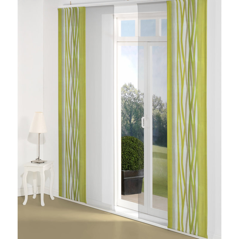 Brecken Blackout Curtain Panel Pair Single Panel, Green, 60 W x 175 D cm