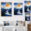 «Hindrik Blue Modern Bridge Scenery III», reproduction-986379667-986379658