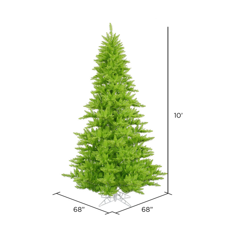 Sapin de Noël artificiel Lime, 10' H x 68" W, Non pré-éclairé