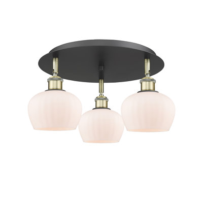 Bergeman Glass Flush Mount