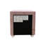 Table de chevet 2 tiroirs Humphery - rose / blanc
