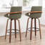 Tabouret de bar et de comptoir pivotant Carruth-160272335-160271920
