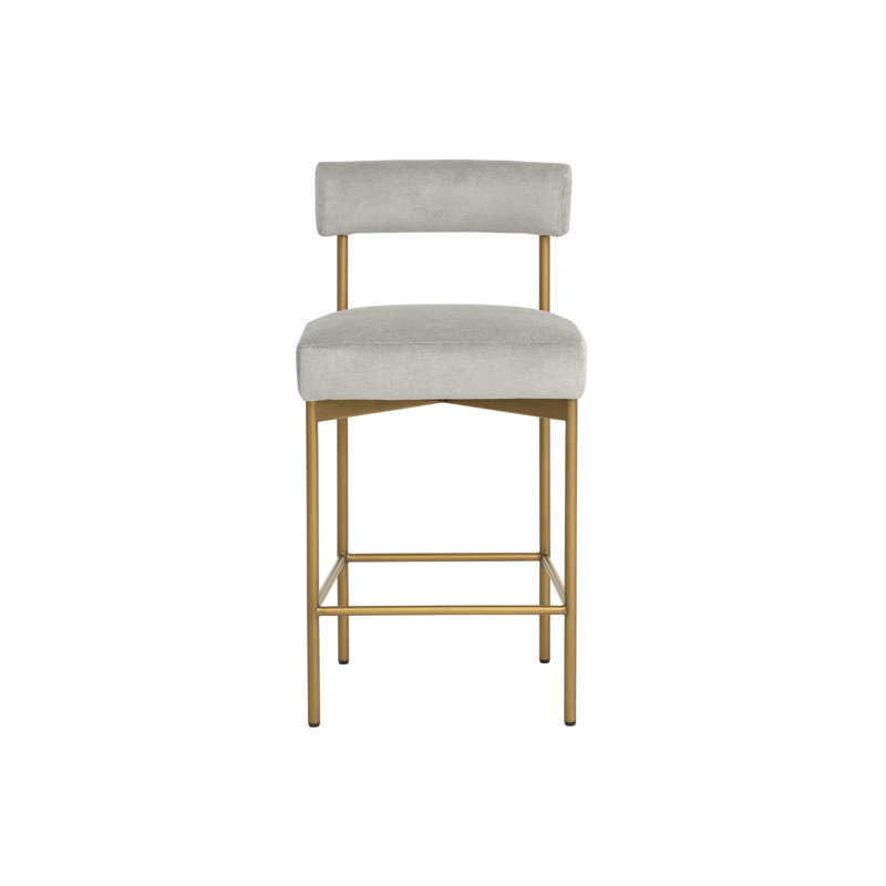 Seneca Upholstered Stool with Metal Frame