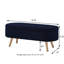 Banc de rangement avec repose-pieds ovale Luxury-1769012193