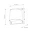 Annys 16.5cm H Outdoor Armed Sconce-56259080