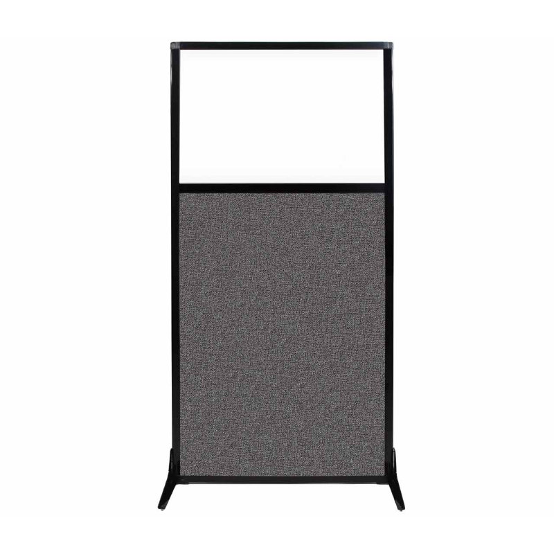 Paravent autoportant, H 70 po x l 33 po, Gris anthracite