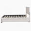 Lit plateforme tapissier avec 2 tiroirs et 1 lit gigogne simple