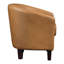 Slaven Faux Leather Barrel Chair-190827910