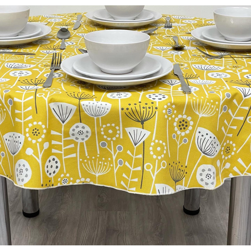 Geistown Scandinavian Print Tablecloth, 54 cm W x 54 cm L, Ochre
