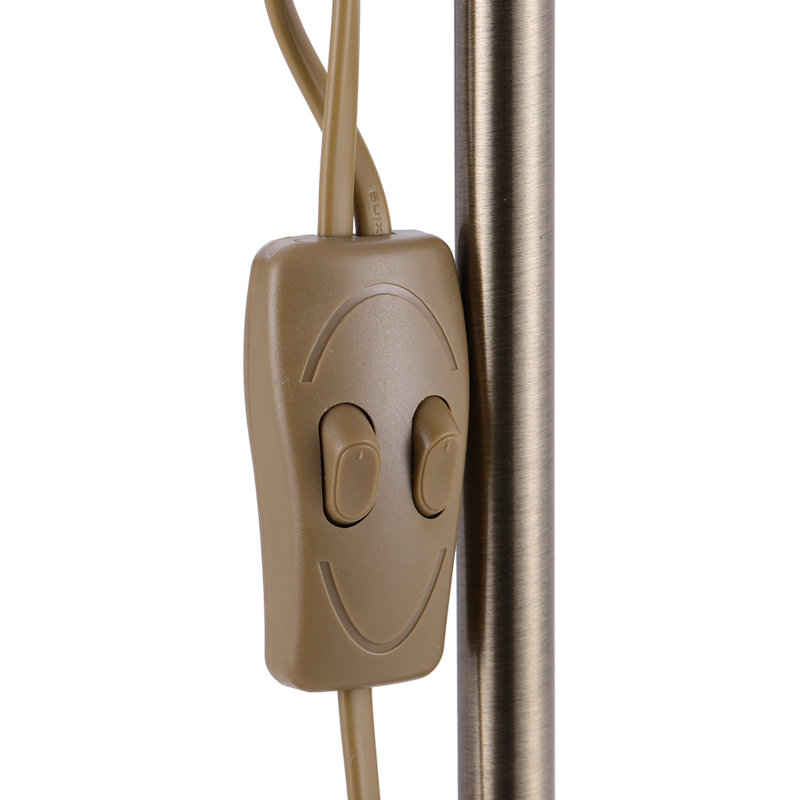 175cm Polished Torchiere Floor Lamp