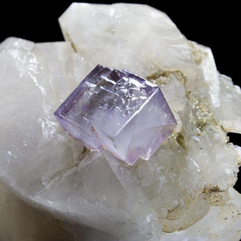 Fluorite On Terminated Quartz