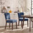 Upholstered Solid Wood Parsons Side Dining Chair-1053974851