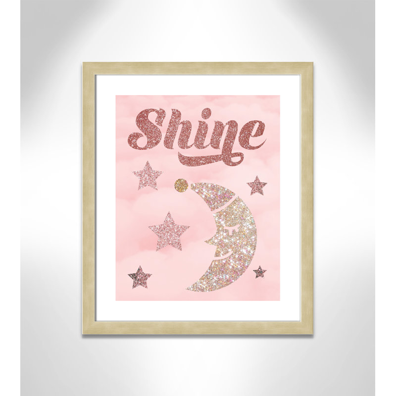 Paillettes, H 26,5 po x l 22,5 po x P 0,63 po, Encadré plat champagne