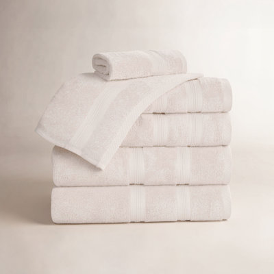 Smart Dry 100% Cotton 6-Piece Towel Set
