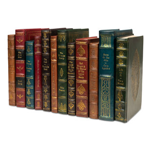 Ensemble de 12 livres décoratifs rebond