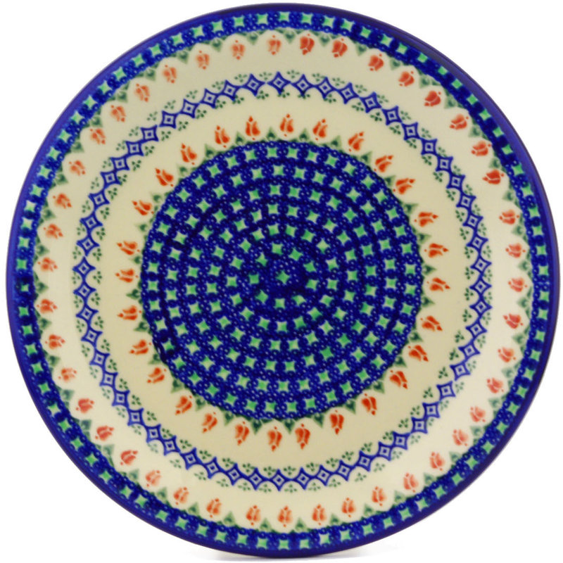 Polish Pottery 11" Stoneware Plate