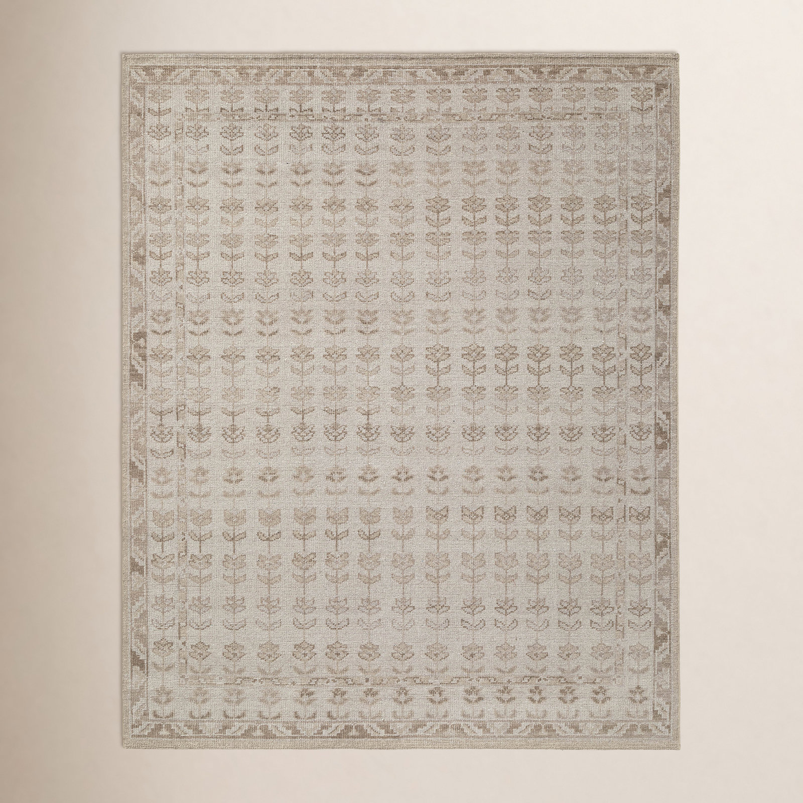 Maeve Hand-Knotted Oriental Wool Rug, Rectangle 7'9" x 9'9"