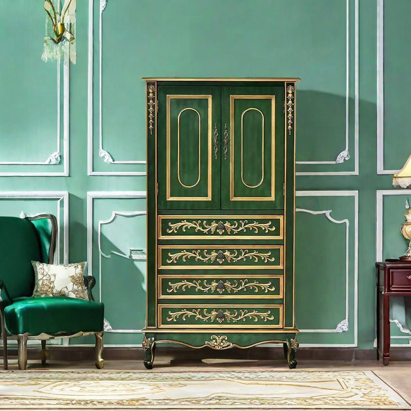 Armoire d'appoint à deux portes avec rangement réglable