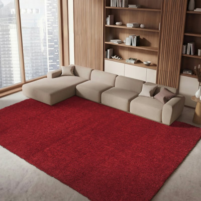 Jiang Red Area Rug