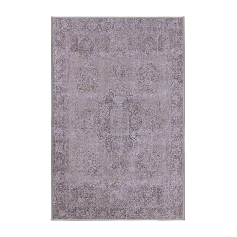 Tapis oriental gris Coshointon, Tapis de couloir 2 pi x 5 pi