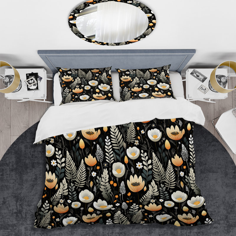 Ensemble de housse de couette rustique blanc, Housse de couette pour très grand lit et 2 très