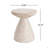 Outdoor/Indoor Lightweight Concrete Side Table