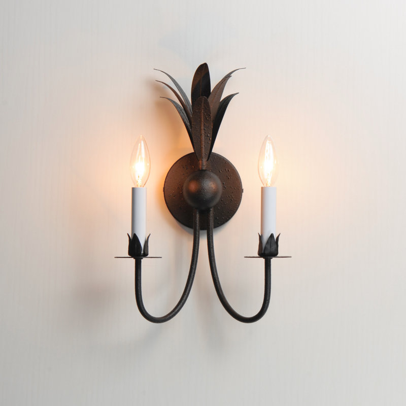 Ashelle Steel Candle Wall Light