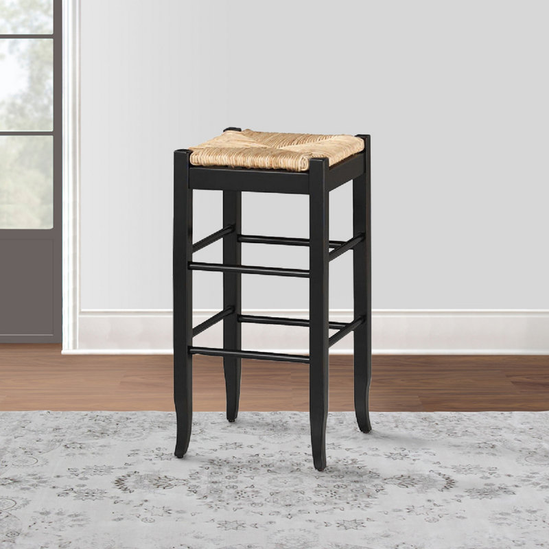 Tabouret de bar 29 po Jolene-Rebecca, Beige / Noir