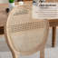 French-Style Farmhouse Dining Chair with Round Backrest-1893477332-1893477329