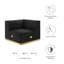 Fauteuil d'angle gauche en velours Conjure Channel-83556798