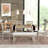 6-Piece Rubber Wood Dining Table Set With Beautiful Wood Grain Pattern Tabletop Solid Wood Veneer And Soft Cushion-1901799969