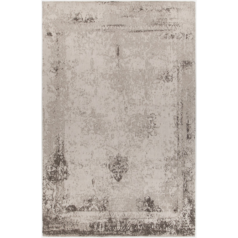 Tapis de surface beige tissé à la main Sheehan, Rectangle 9 pi x 13 pi