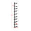 10 Bottle Wine Bottle Rack in Black