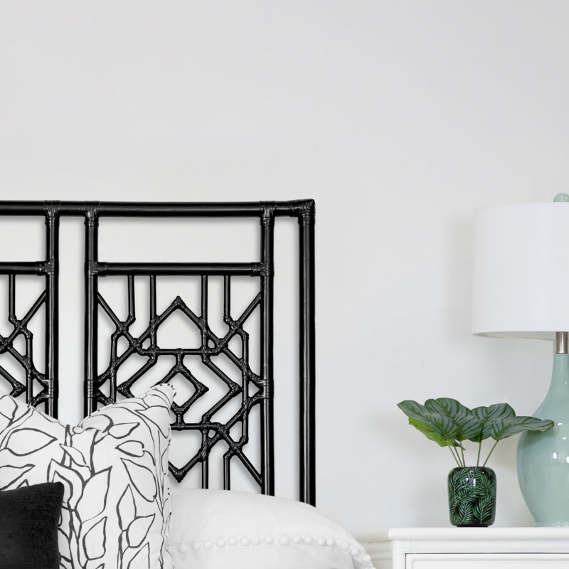 Tulum Open-Frame Headboard, Black, King