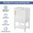 Ledia 20'' Single Bathroom Vanity with Ceramic Top-2147378814