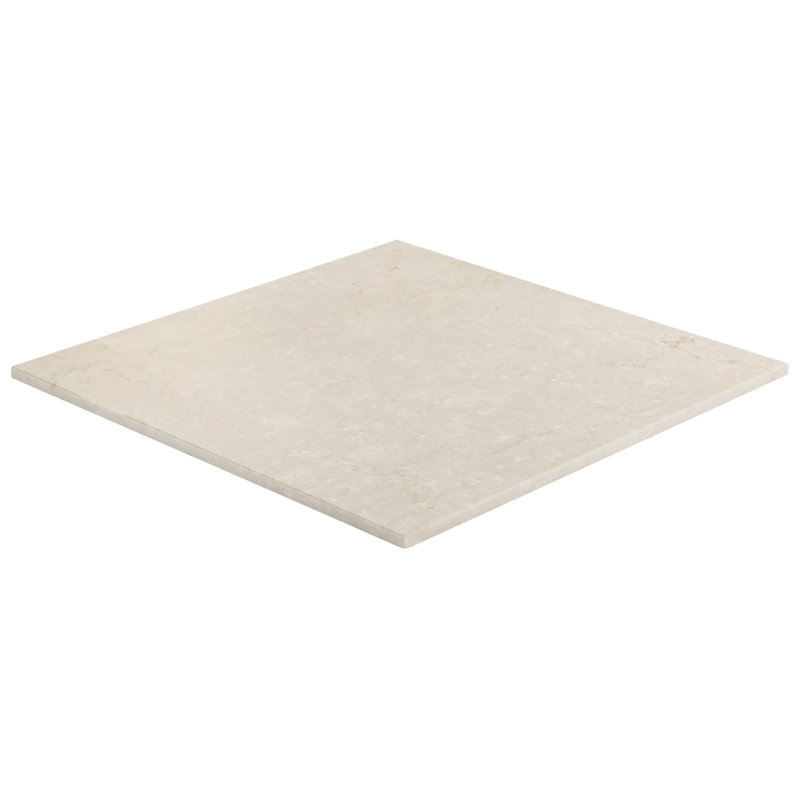 Botticino Extra Light 18x18 Honed Marble Tile, Honed Beige